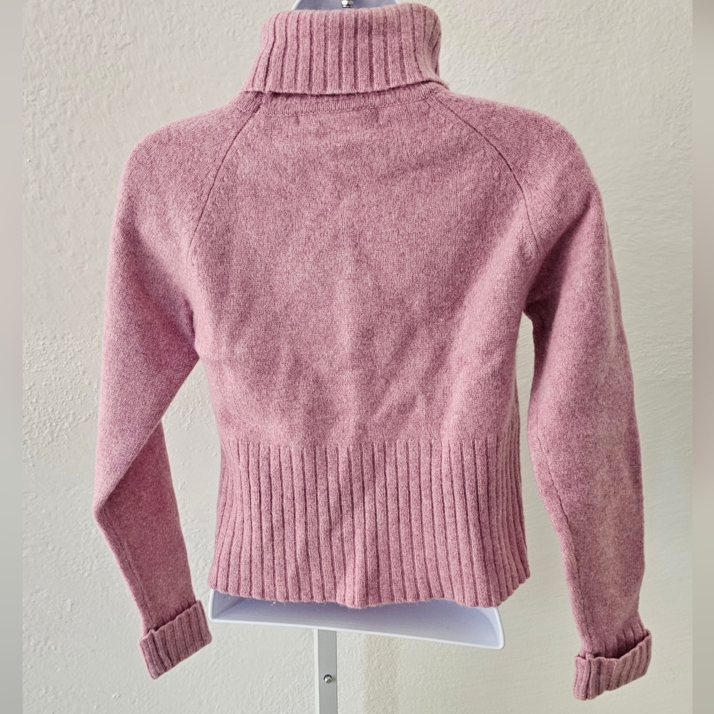 Cozy Pink Turtleneck Sweater - Picture 2 of 4